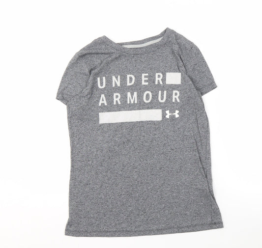 Under Armour Women's Grey T-Shirt, Size S, Activewear