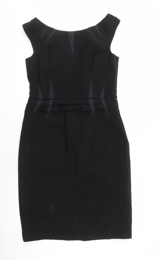 Karen Millen Bodycon Black Dress, Size 16, Party Wear