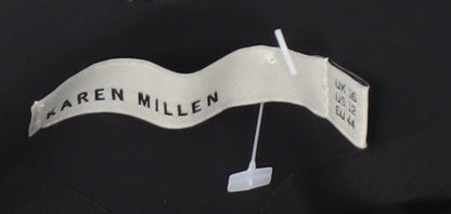 Karen Millen Bodycon Black Dress, Size 16, Party Wear