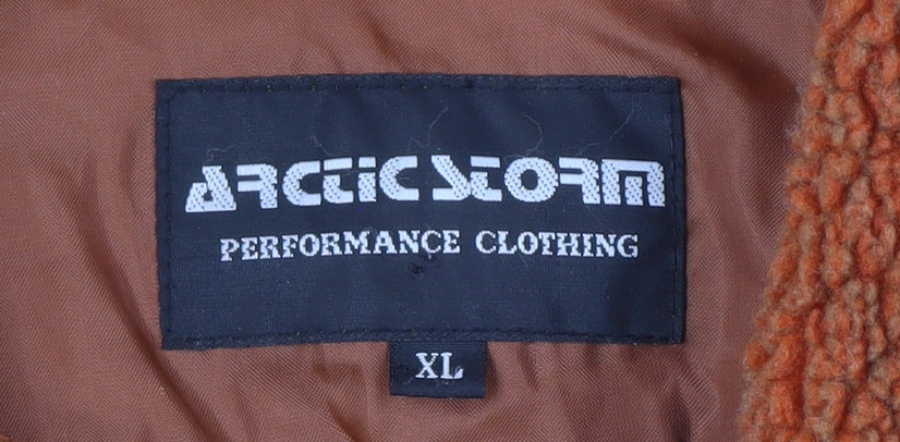 Arctic Storm Men's XL Brown Mid-Length Jacket