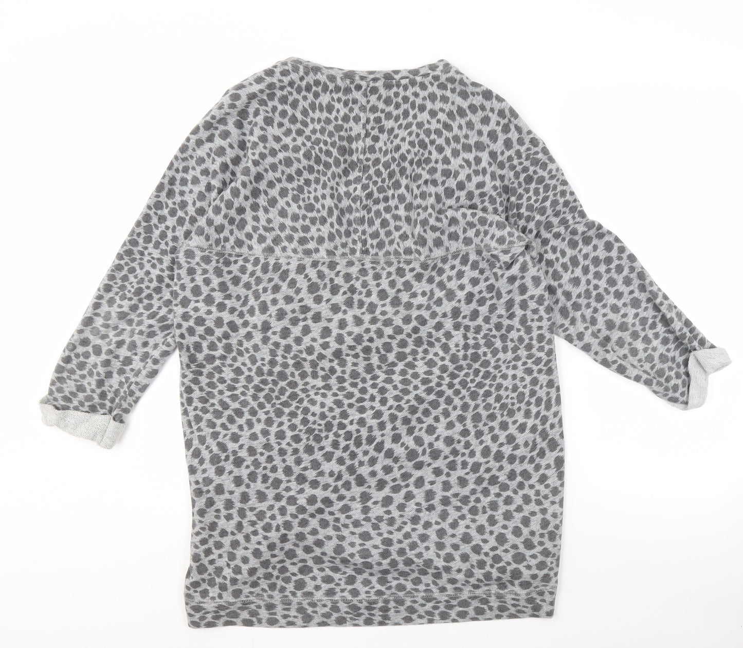 Whistles Women's Grey Animal Print Sweatshirt Size 14
