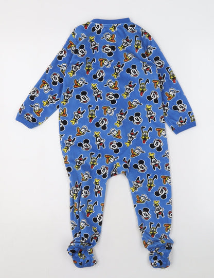 Primark Disney Unisex Blue Babygrow - 18 Months
