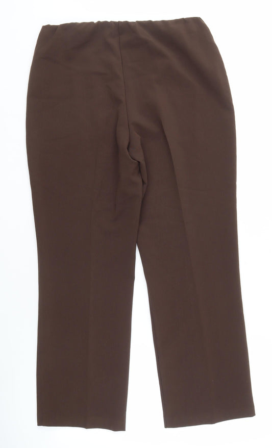Womens UK Size 14 Sarah Hamilton   Brown Trousers