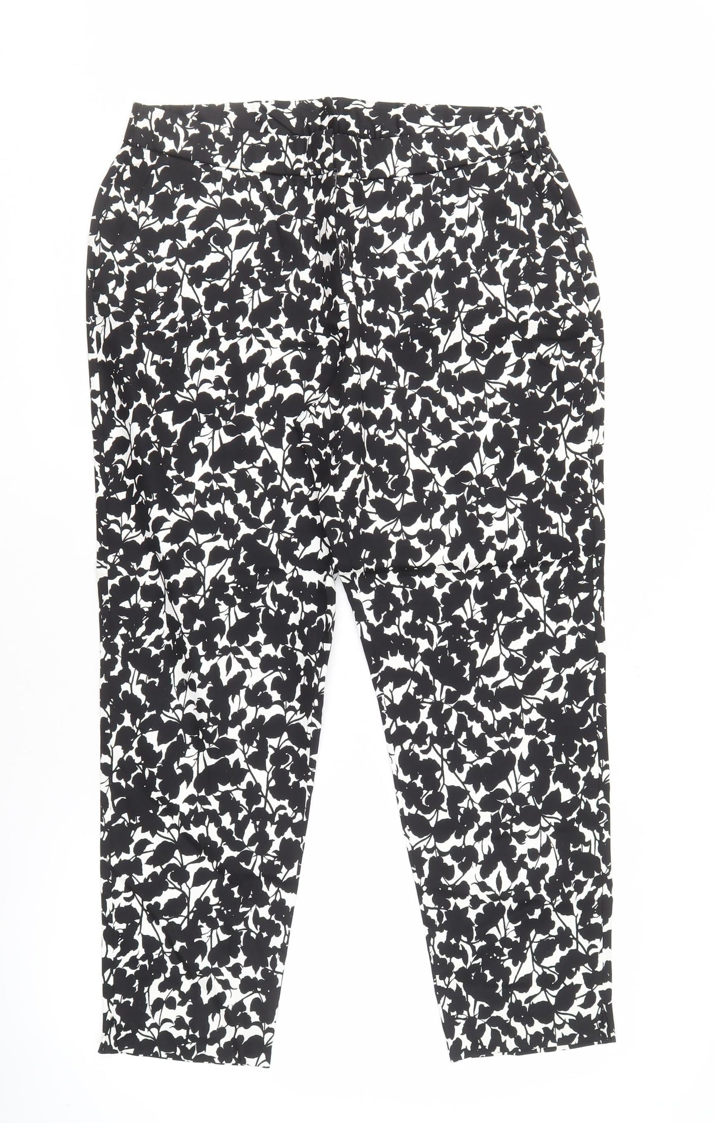 David Emanuel Women's Floral Ankle Trousers Size 14
