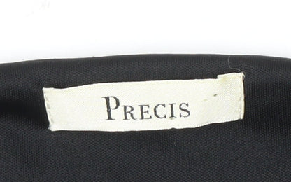 Precis Women's Black Polka Dot A-Line Dress