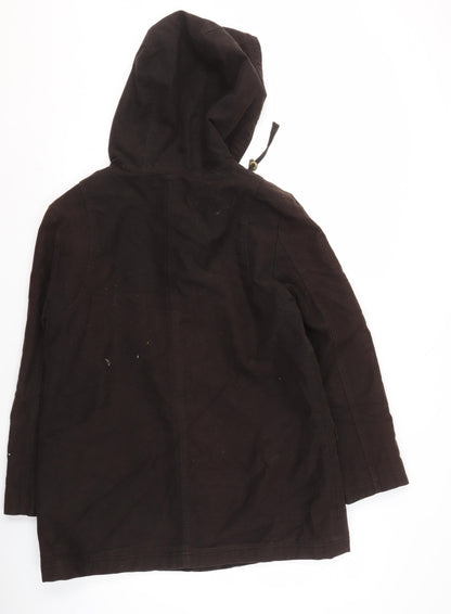Womens UK Size 14 Lakeland Brown Basic Coat