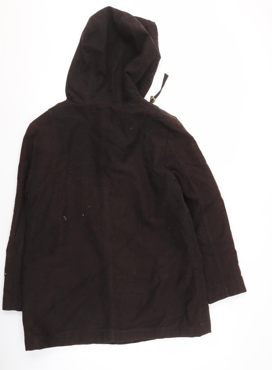 Lakeland Women's Brown Hooded Coat Size 14