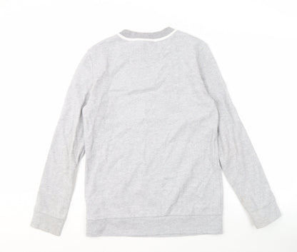 Mens UK Size S Reebok Grey Pullover Sweatshirt