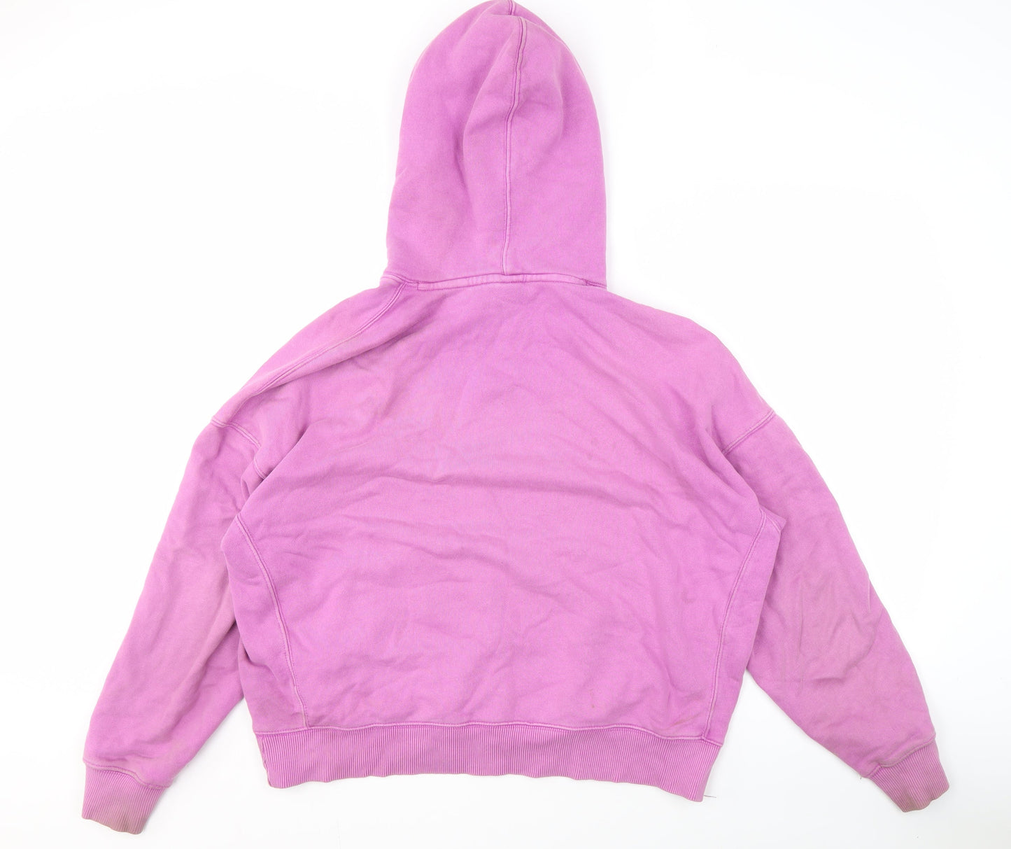 Zara Women’s Pink Pullover Hoodie with Hood, M