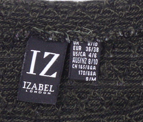 Womens UK Size S Izabel London Black Pullover Jumper
