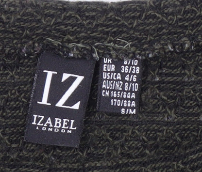 Womens UK Size S Izabel London Black Pullover Jumper