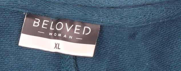 Womens UK Size XL Beloved Blue Basic T-Shirt
