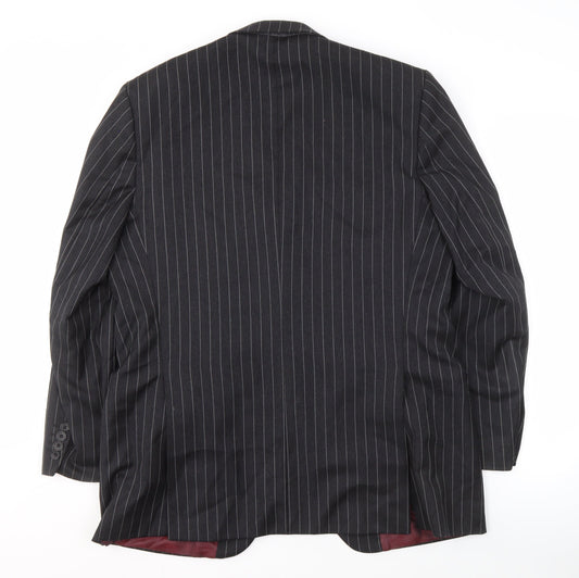 Mens UK Size 40 Dehavilland Regular Black Suit Jacket