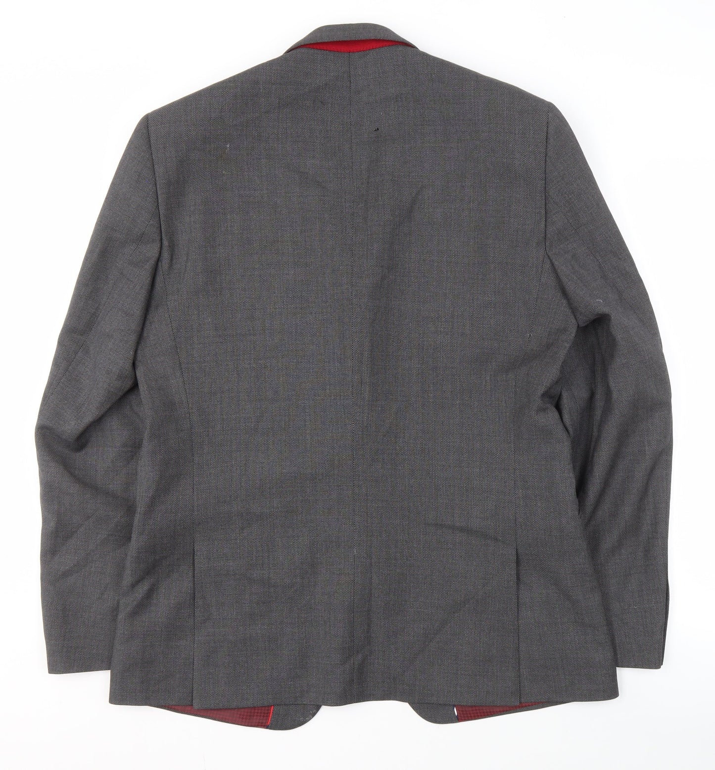 Next Men's Grey 42L Wool Blazer, Formal Jacket