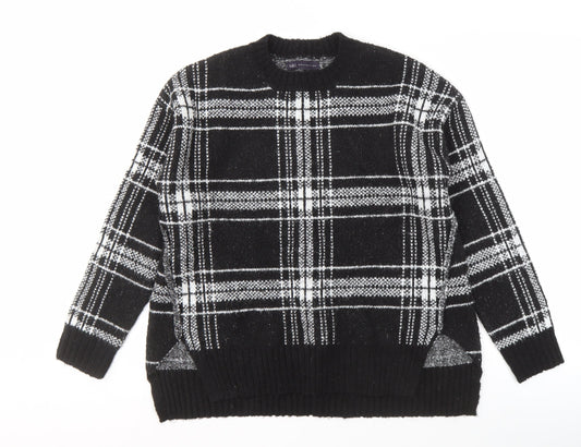 Womens UK Size M Marks and Spencer Black Pullover Jumper