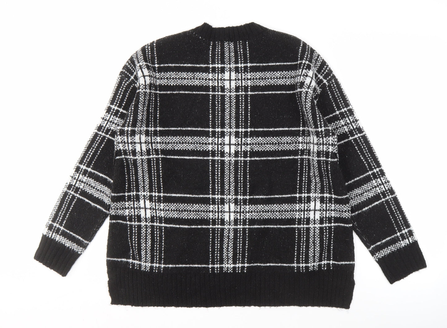 Womens UK Size M Marks and Spencer Black Pullover Jumper