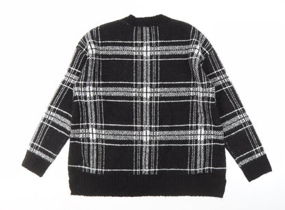 Womens UK Size M Marks and Spencer Black Pullover Jumper
