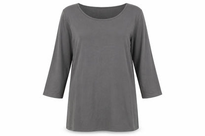 Womens UK Size XL fransa Grey Tunic T-Shirt
