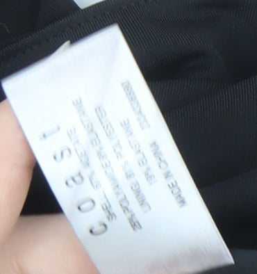 Coast Women's Black Size 12 Elegant Pleated Dress