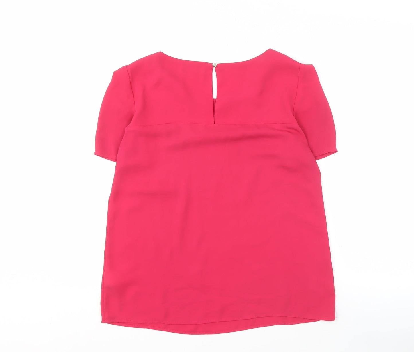 Womens UK Size 12 Oasis Pink Basic Blouse