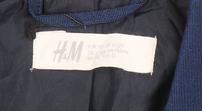 H&M Teens Blue Blazer, Single Breasted, Size 24