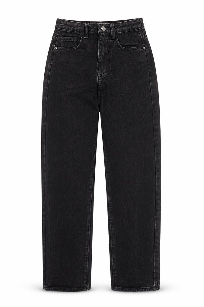 Womens UK Size 4 PRETTYLITTLETHING  Mom Black Jeans