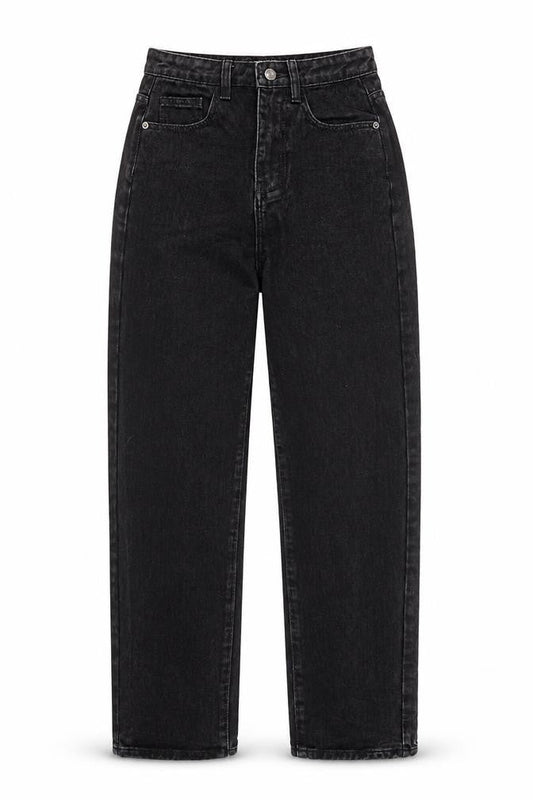 Womens UK Size 4 PRETTYLITTLETHING  Mom Black Jeans