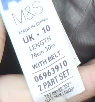 Marks and Spencer Women's Beige Midi Pencil Skirt Size 10