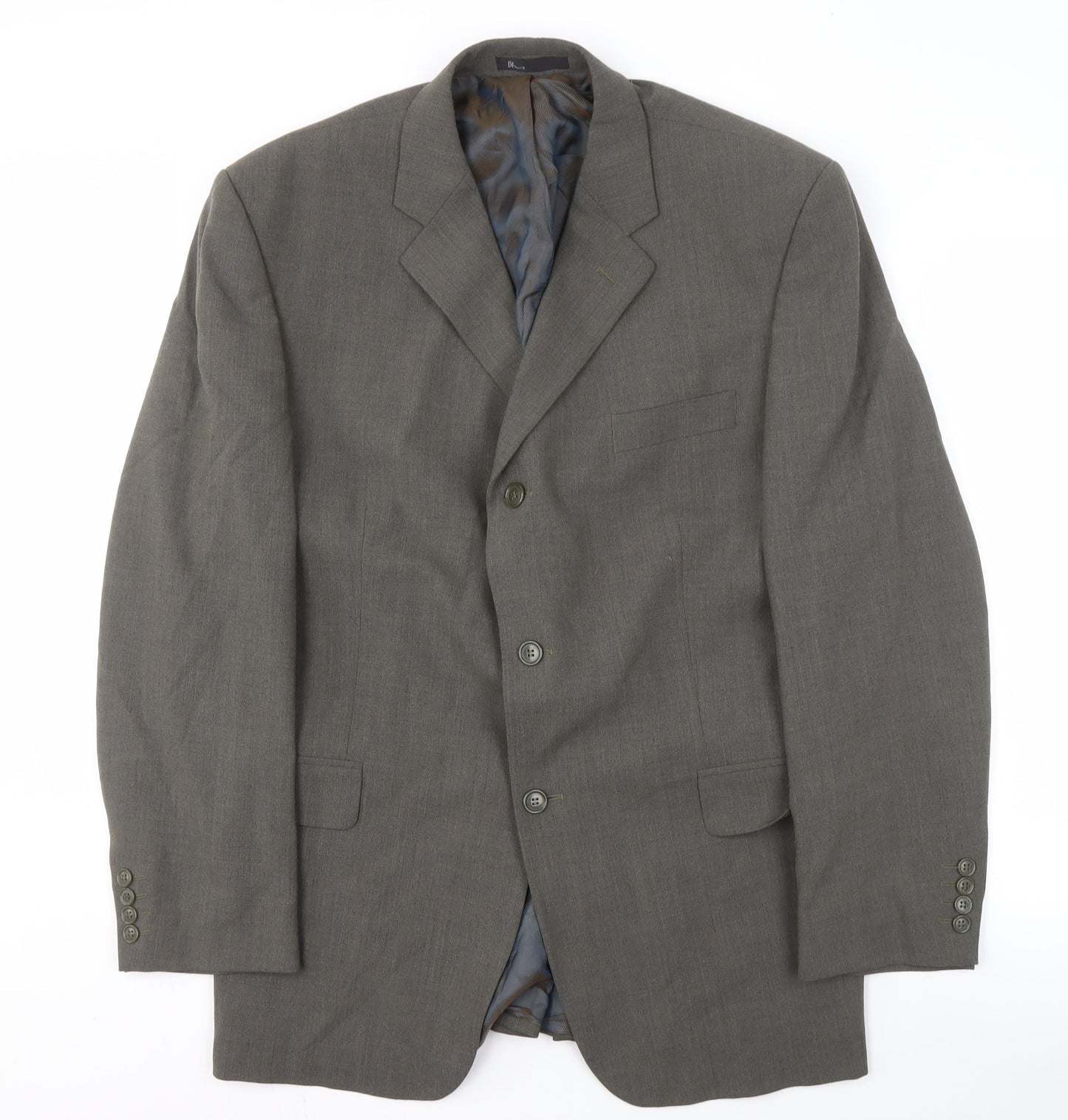 BHS Men's Grey Regular Fit Blazer 44