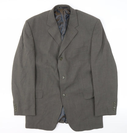BHS Men's Grey Regular Fit Blazer 44