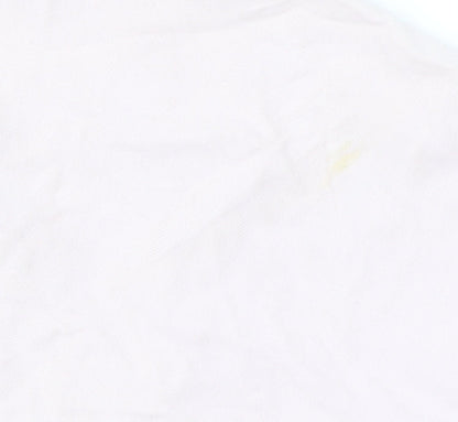 Vans Men's Pink Colourblock T-Shirt, Medium, Cotton