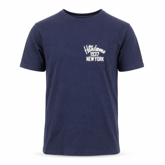 Grand & Hills Men's Blue XL T-Shirt, City Logo, Short Sleeve