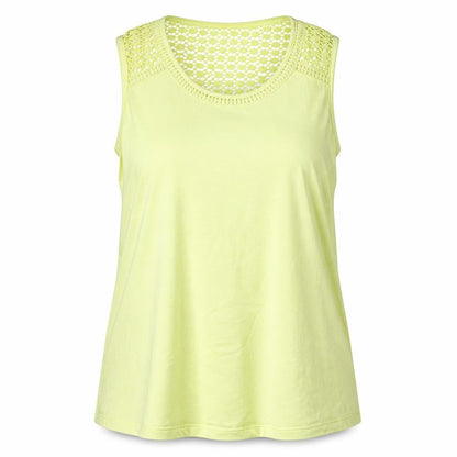 Womens UK Size 18 Bonmarché Yellow Basic Tank