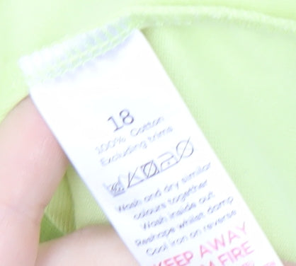 Womens UK Size 18 Bonmarché Yellow Basic Tank