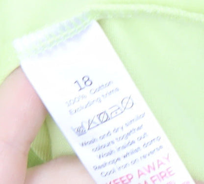 Womens UK Size 18 Bonmarché Yellow Basic Tank