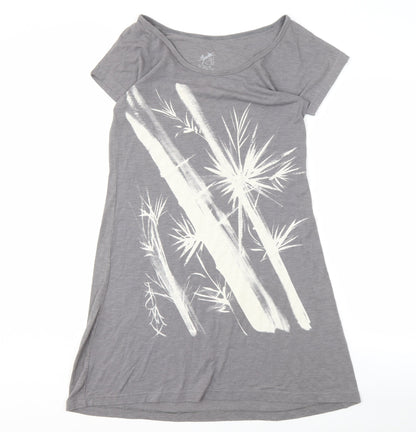 Hot Chili Women's Grey Geometric Print Dress M