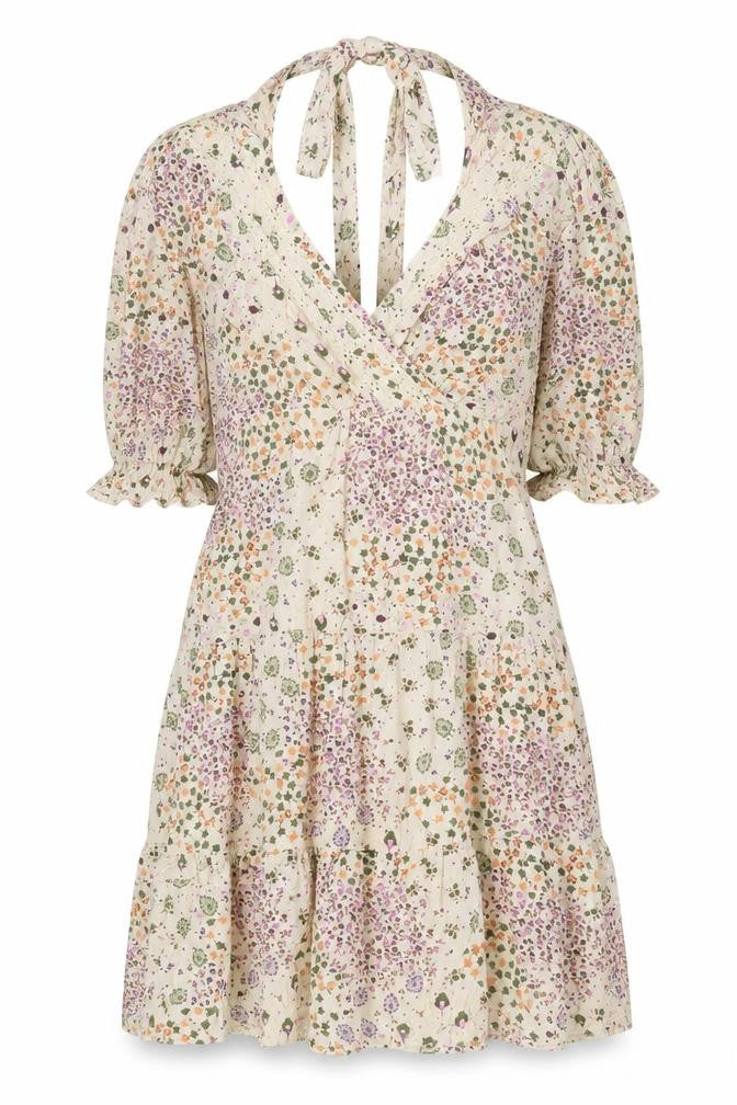 Next Womens Floral Viscose Dress, Multicoloured, Size 8