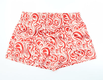 Monki Women's Red Graphic Print Sleep Shorts XL