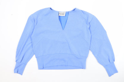 Womens UK Size M Scotch & Soda Blue Basic Blouse