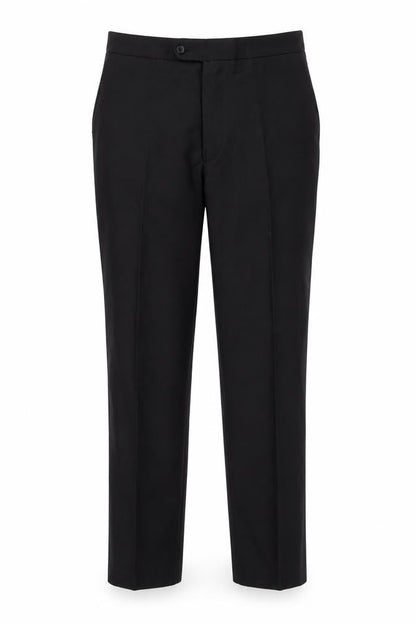 Mens UK Size 36 in Burton Regular Fit Formal Black Trousers