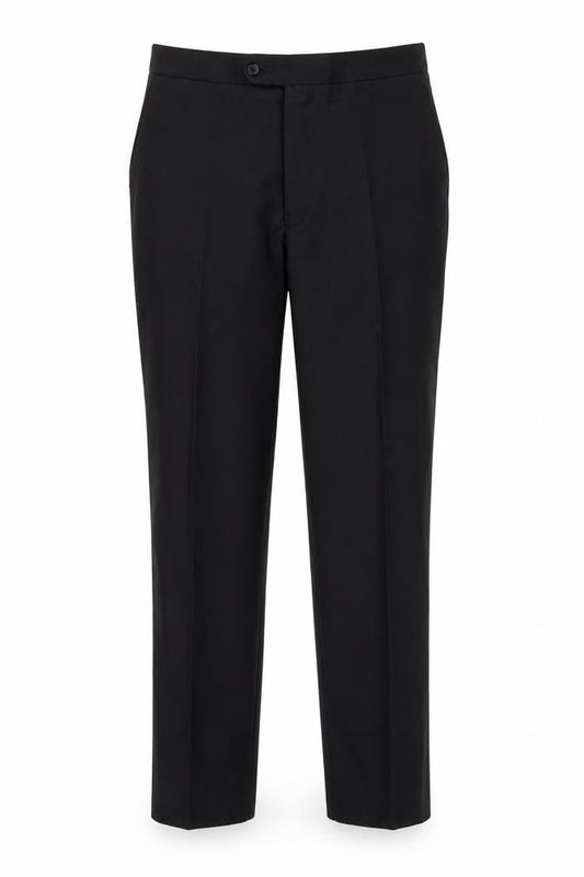 Mens UK Size 36 in Burton Regular Fit Formal Black Trousers