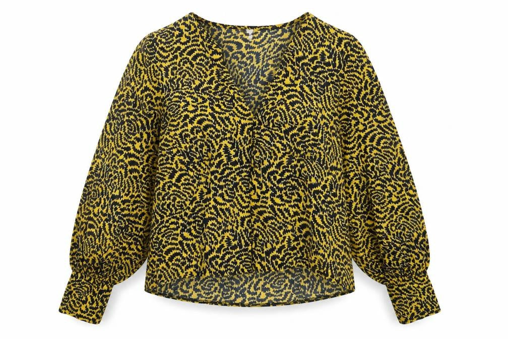 Womens UK Size 12 Topshop Multicoloured Basic Blouse