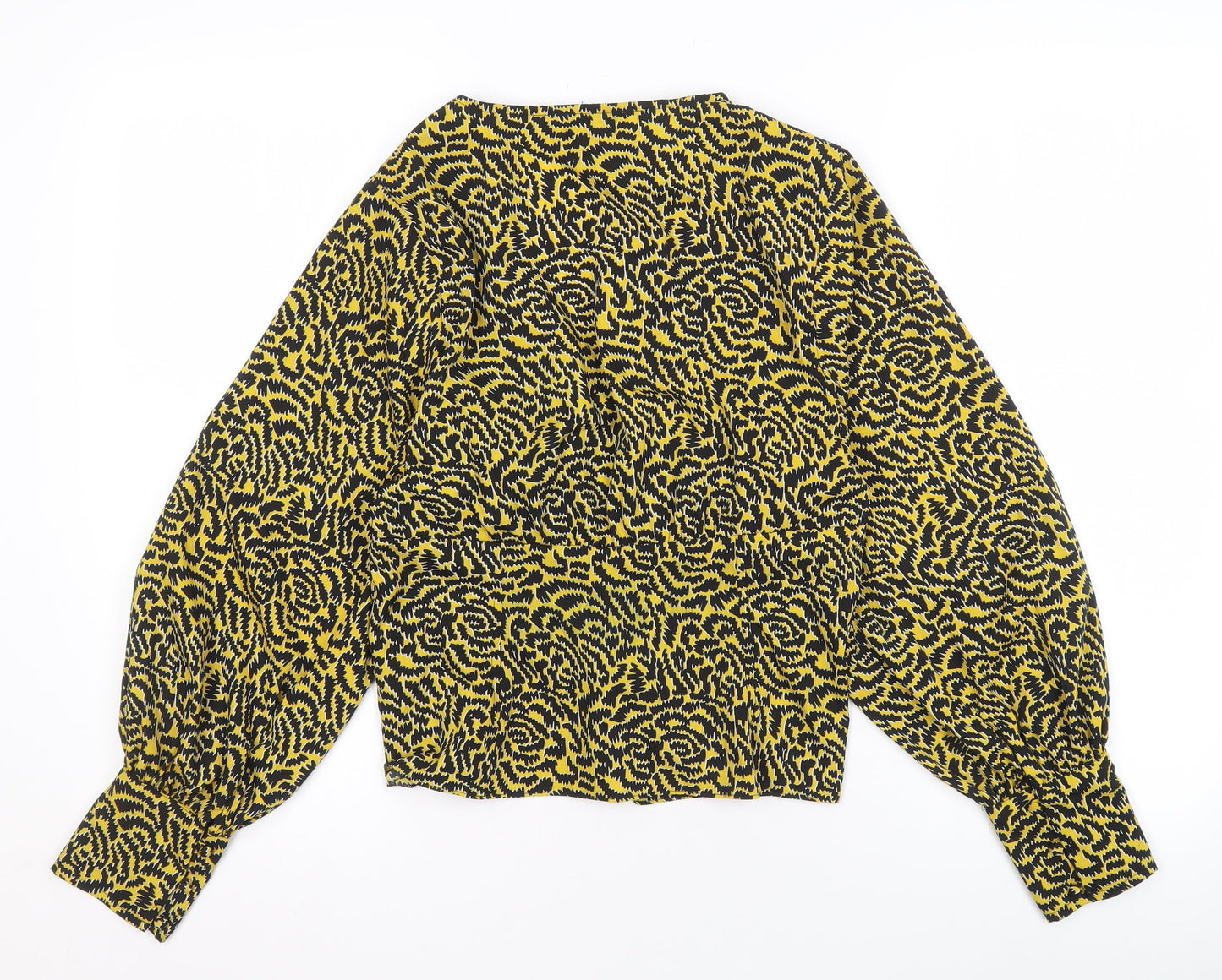 Womens UK Size 12 Topshop Multicoloured Basic Blouse