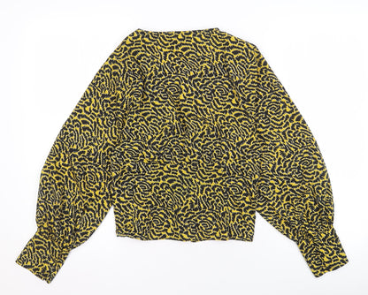 Womens UK Size 12 Topshop Multicoloured Basic Blouse