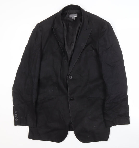 Mens UK Size 40 H&M Regular Black Suit Jacket