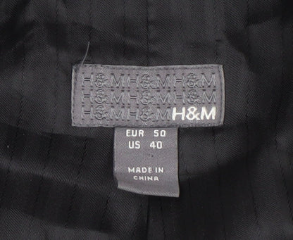 Mens UK Size 40 H&M Regular Black Suit Jacket