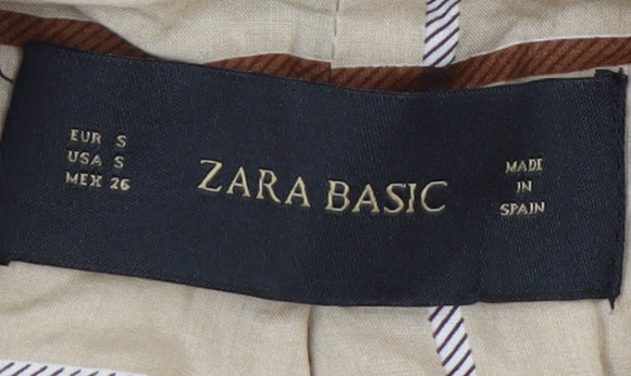 Zara Basic Women's Beige Flecked Blazer, Size S