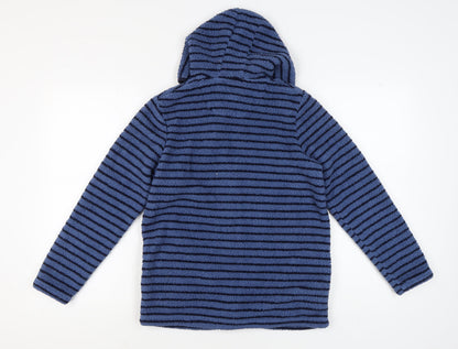Peter Storm Boys Blue Striped Hooded Jacket, 13 Years