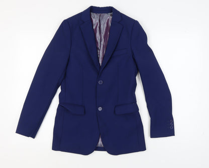 Paisley Boys Blue Slim Fit Suit Jacket UK 14