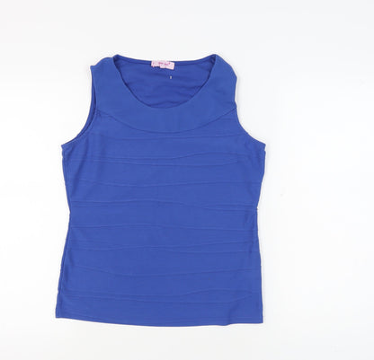 Womens UK Size 12 Marks and Spencer Blue Basic Tank